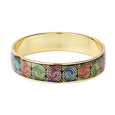 Book of Kells Gold Plated Bangle Small Spiral Knot