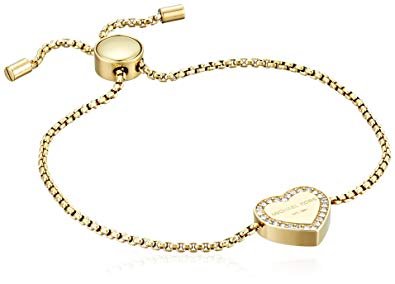 Michael Kors Womens Heritage Heart Adjustable Bracelet