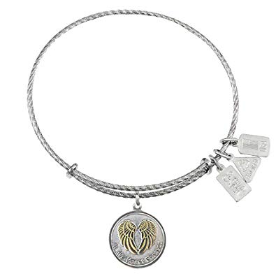 Wind and Fire In My Heart Forever Sterling Silver Charm Bangle